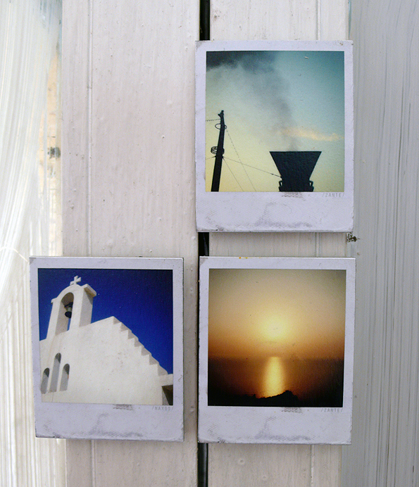 Polaroid Magnets / Memories In Greek Colors - Make A Set Of Four